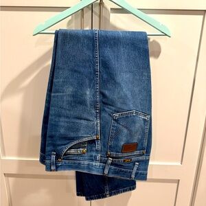 Men's Wrangler Denim Jeans 37×35 Regular
Fit 47 ZMW Western Work